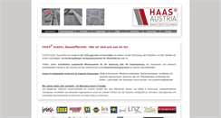 Desktop Screenshot of haas-austria.com